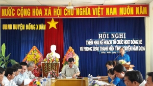 BCĐ Hoạt động Hè huyện Đồng Xuân: Tổ chức hội nghị triển khai kế hoạch tổ chức hoạt động Hè và phong trào thanh niên tình nguyện năm 2016