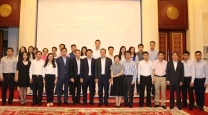 Đoàn đại biểu Trung ương Đoàn TNCS Hồ Chí Minh và cán bộ, nhân viên Đại sứ quán cùng vớii du sinh viên Việt Nam tại Trung Quốc tham dự buổi giao lưu