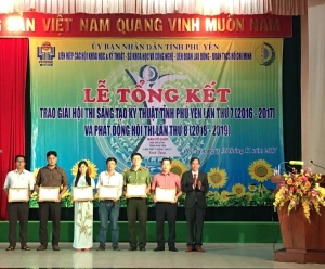 Giải pháp xuất sắc đạt giải nhì tại Hội thi sáng tạo kỹ thuật tỉnh Phú Yên lần thứ VII (2016-2017)