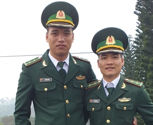 Trung úy Vũ Xuân Thanh.
