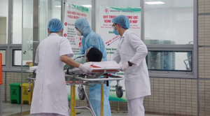 Bệnh viện Trung ương Quân đội 108 diễn tập cấp cứu bệnh nhân nghi nhiễm virus Corona.