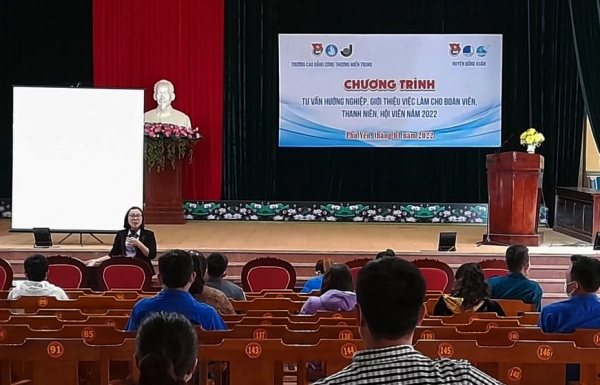 Chương trình tư vấn hướng nghiệp, giới thiệu việc làm cho 47 đoàn viên, thanh niên, hội viên huyện Đồng Xuân