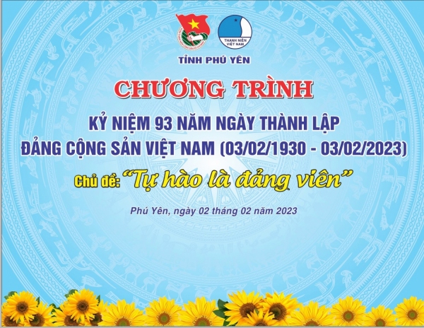 Thông cáo báo chí:  Chương trình kỷ niệm 93 năm Ngày thành lập Đảng Cộng sản Việt Nam  (03/02/1930 - 03/02/2023)