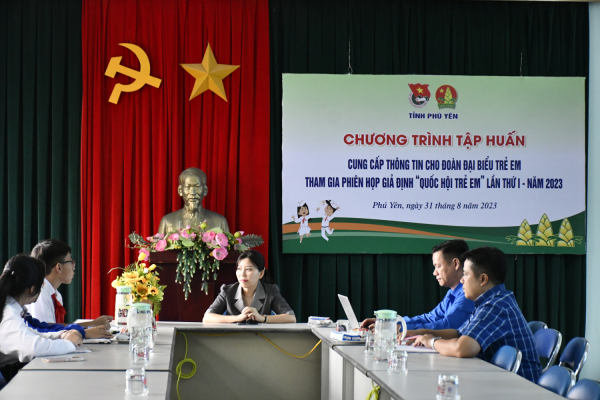 03 đại biểu trẻ em tỉnh Phú Yên tham dự phiên họp giả định “Quốc hội trẻ em” lần thứ I - năm 2023
