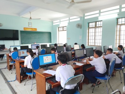 Hội thi Tin học trẻ cấp tiểu học huyện Đồng Xuân năm học 2023-2024