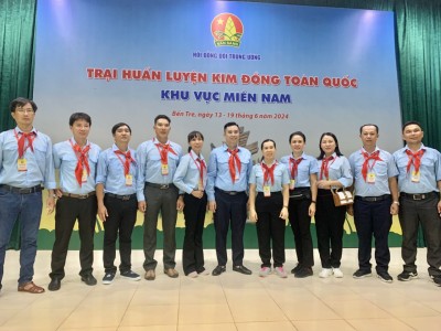 Phú Yên có 11 Giáo viên - Tổng phụ trách Đội tham gia Trại huấn luyện Kim Đồng khu vực miền Nam năm 2024