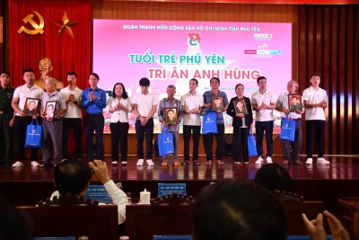 Chương trình Tuổi trẻ Phú Yên tri ân anh hùng 