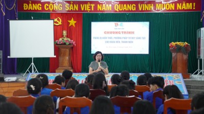 Tập huấn trang bị kiến thức, phương pháp tư duy sáng tạo cho đoàn viên, thanh niên huyện Tây Hòa 