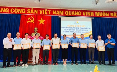 Tuy An: Tổ chức Hội nghị tổng kết công tác Đội và phong trào thiếu nhi năm học 2023 - 2024, triển khai chương trình năm học 2024 – 2025