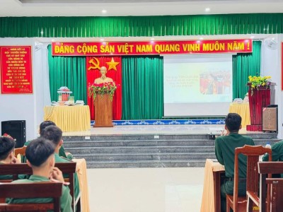 Quang cảnh Hội Trường tổ chức Hội thi tìm hiểu vể 70 năm Chiến thắng Điện Biên Phủ (07/5/1954 - 07/5/2024)