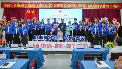 Đại hội đại biểu Đoàn TNCS Hồ Chí Minh Trường Đại học Xây dựng Miền Trung lần thứ XXXI, nhiệm kỳ 2024 - 2027