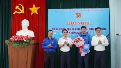 Phú Yên có tân Phó Bí thư Tỉnh Đoàn