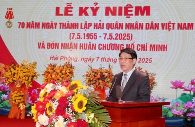 Chủ tịch nước Lương Cường phát biểu chỉ đạo tại buổi lễ.