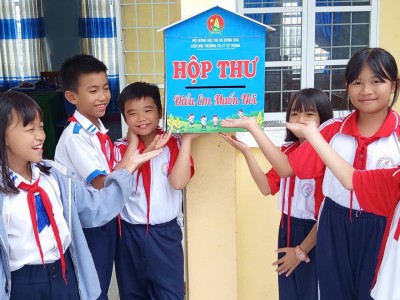 Hội đồng Đội thị xã Đông Hoà triển khai mô hình Hòm thư “Điều em muốn nói”