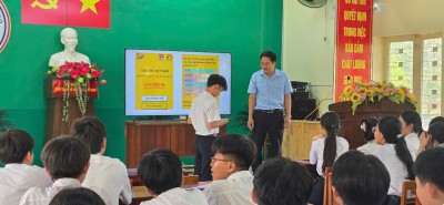 Tuy Hòa: ư vấn hướng nghiệp và trải nghiệm nghề nghiệp cho đội viên