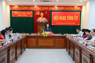 Đồng chí Cao Thị Hòa An, Bí thư Tỉnh ủy, Chủ tịch HĐND tỉnh phát biểu chỉ đạo tại Hội nghị.