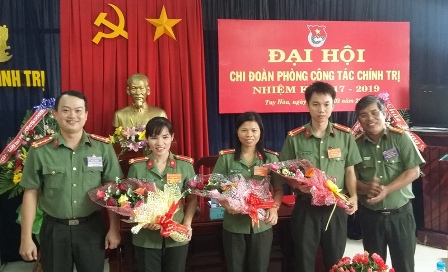 Ra mắt BCH Chi Đoàn Phòng Công tác Chính trị, Công an tỉnh nhiệm kỳ 2017-2019