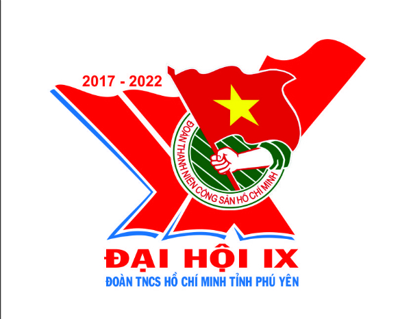 Biểu trưng chính thức cho Đại hội đại biểu Đoàn TNCS Hồ Chí Minh tỉnh Phú Yên lần thứ IX, nhiệm kỳ 2017 - 2022.