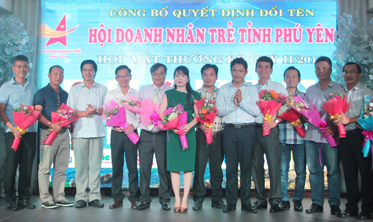 Ban Chấp hành Hội Doanh nhân trẻ tỉnh Phú Yên ra mắt.