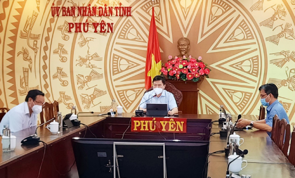 Chủ tịch UBND tỉnh Trần Hữu Thế, Trưởng BCĐ Phòng, chống dịch COVID-19 tỉnh kết luận tại giao ban trực tuyến chiều 25/7.