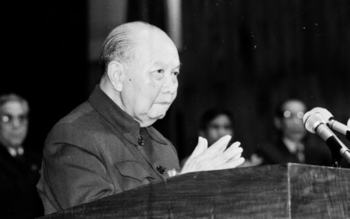 Tổng Bí thư Trường Chinh, tháng 12/1986 - Ảnh: TTXVN