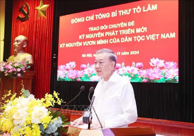 Tổng Bí thư Tô Lâm.