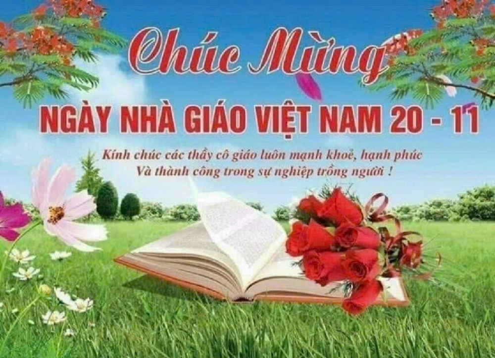 Ngày Nhà giáo Việt Nam được tổ chức hàng năm nhằm tôn vinh và tri ân những hoạt động trong ngành giáo dục. Ảnh:Internet