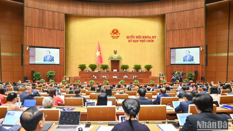 Toàn cảnh phiên khai mạc Kỳ họp thứ 9, Quốc hội khóa XV
